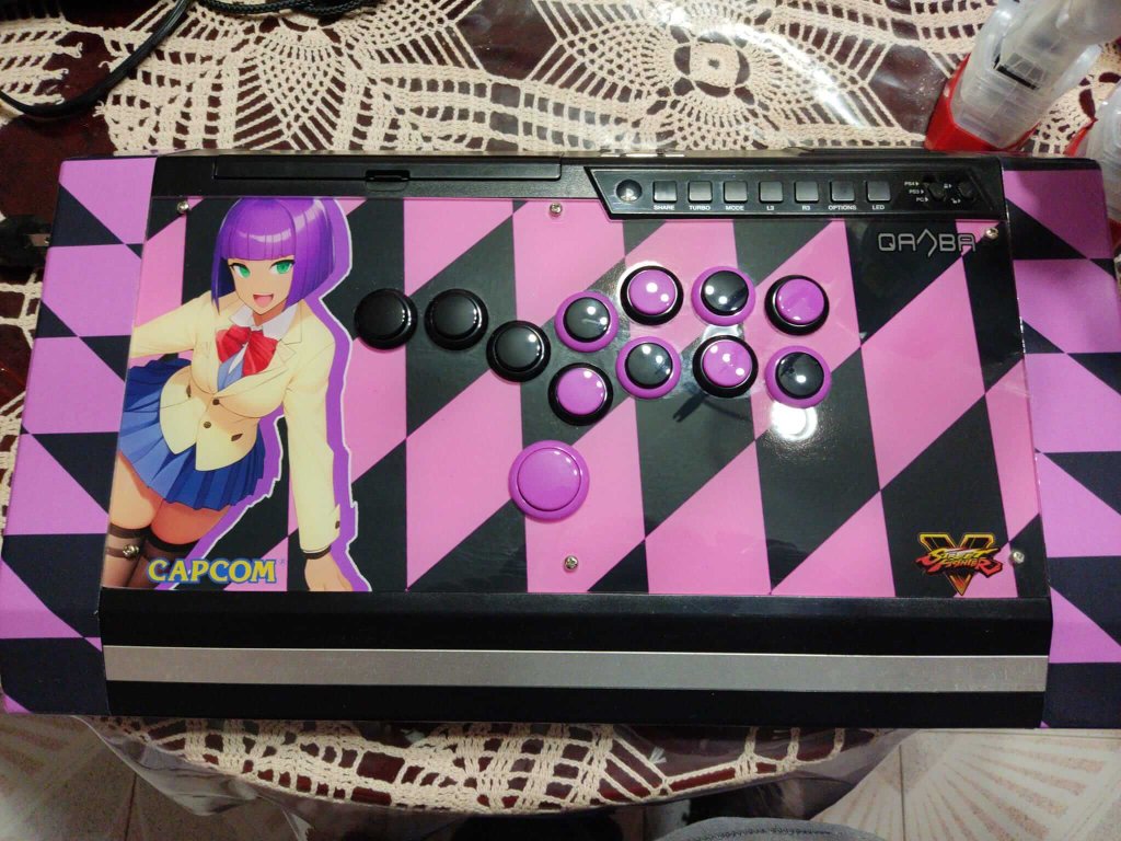 Plexi Cover + Metal Plate Hitbox para Qanba Q3 (Pearl y Obsidian)